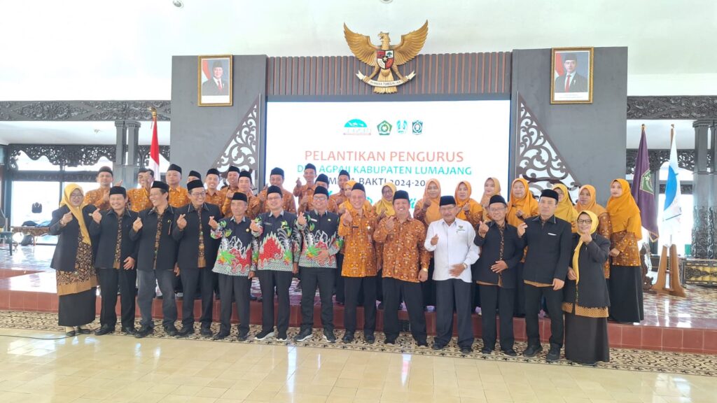Pengurus DPD AGPAII Kabupaten Lumajang Masa Khidmat 2024–2029 Resmi Dilantik di Pendopo Kabupaten