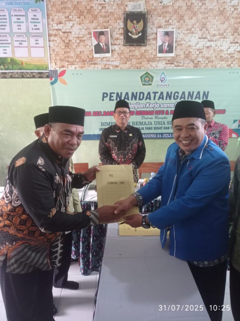 Sinergi KUA dan Madrasah: Penandatanganan PKS BRUS untuk Wujudkan Remaja Sehat dan Terampil
