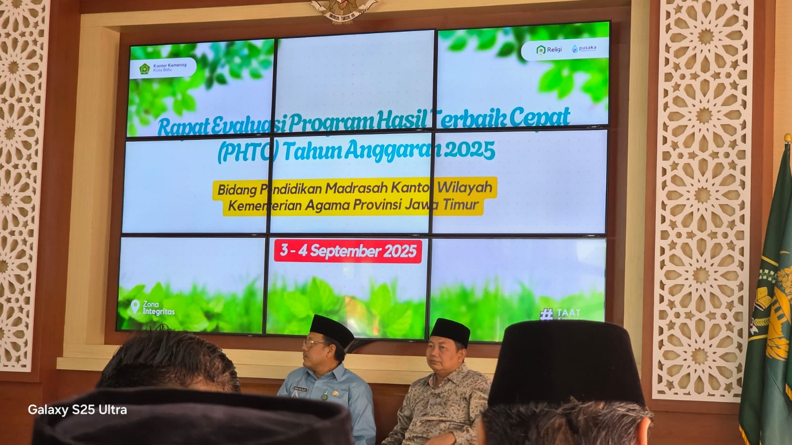 Kepala Kankemenag Lumajang Hadiri Kegiatan Rapat Evaluasi Program PHTC Tahun 2025 di Kota Batu