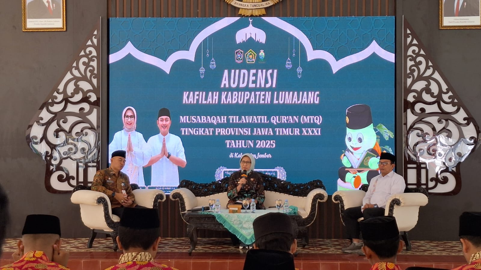 Bupati Lumajang Lepas Kontingen Kafilah MTQ ke Tingkat Jawa Timur