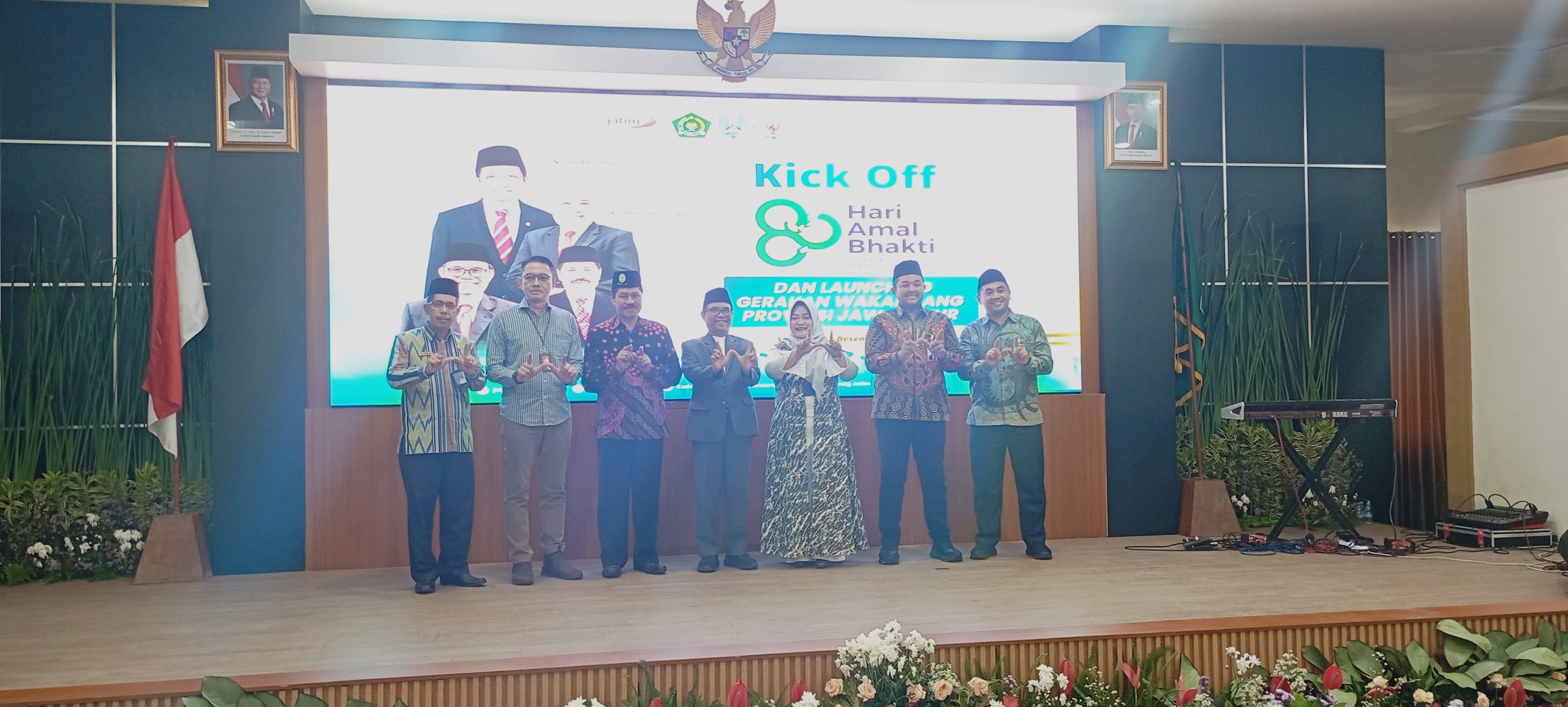 Kemenag Jatim Resmi “Kick Off” HAB ke-80, Luncurkan Gerakan Wakaf Uang Tingkat Jawa Timur