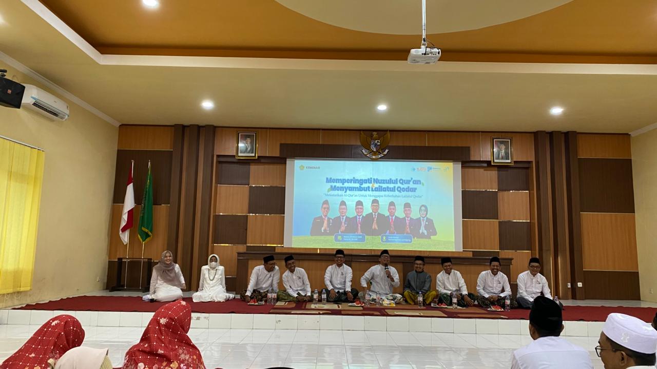 Kankemenag Lumajang Peringati Nuzulul Qur’an, Perkuat Silaturahmi dan Syiar Al-Qur’an