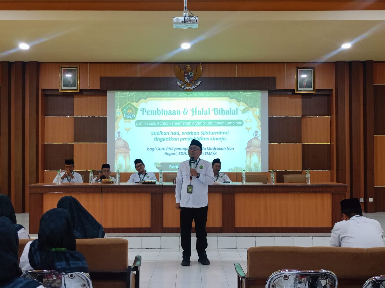 Pembinaan dan Halal Bihalal ASN Kemenag Lumajang, Dorong Peningkatan Kinerja dan Energi Positif