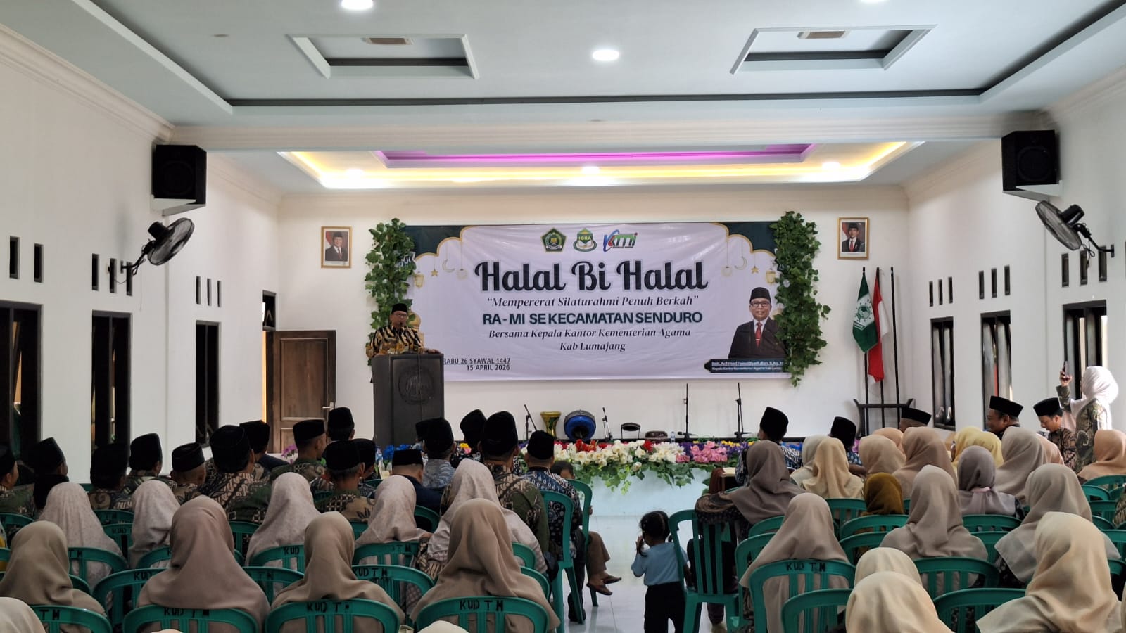 Pererat Silaturahmi, Kepala Kemenag Lumajang Hadiri Halalbihalal Guru RA/MI se-Kecamatan Senduro
